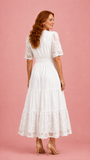 Vestido Longo Elegância Cristã