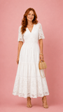 Vestido Longo Elegância Cristã